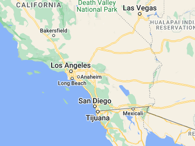 Map showing location of Calimesa (33.98821, -117.05297)