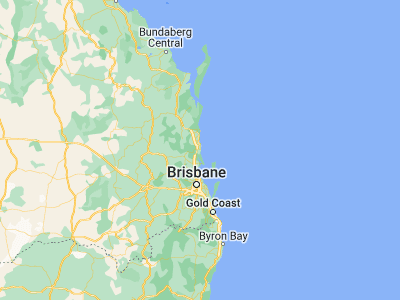 Map showing location of Caloundra (-26.79709, 153.13771)
