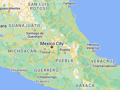 Map showing location of Calpulalpan (19.58848, -98.5684)