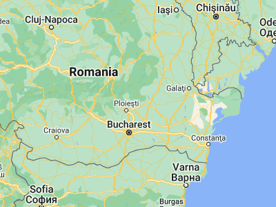 Map showing location of Călugăreni (45.08333, 26.38333)