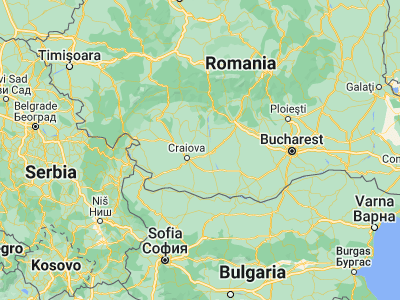 Map showing location of Căluiu (44.45, 24.06667)