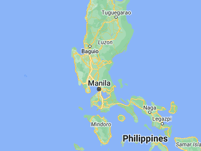 Map showing location of Calumpang (15.174, 121.0249)