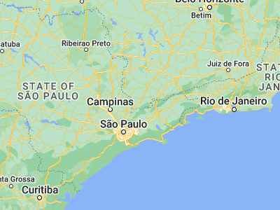 Map showing location of Camanducaia (-22.75528, -46.14472)