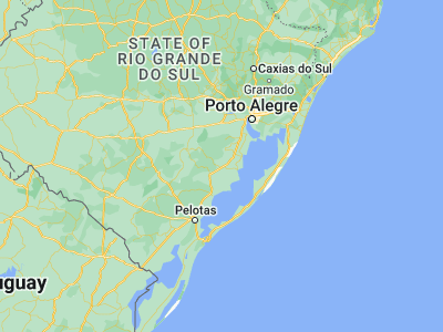 Map showing location of Camaquã (-30.85111, -51.81222)