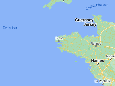 Map showing location of Camaret-sur-Mer (48.27497, -4.59615)