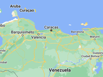 Map showing location of Camatagua (9.78762, -66.90619)