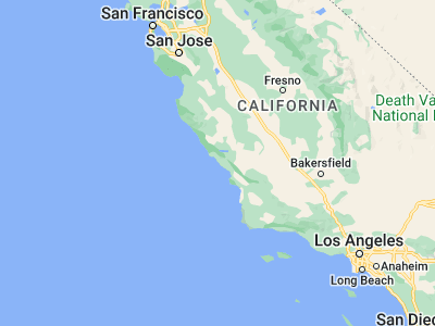 Map showing location of Cambria (35.56414, -121.08075)