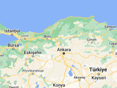 Map showing location of Çamlıdere (40.48958, 32.47499)