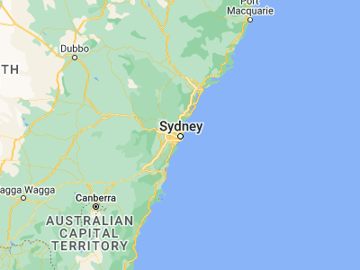Map showing location of Cammeray (-33.8225, 151.21583)
