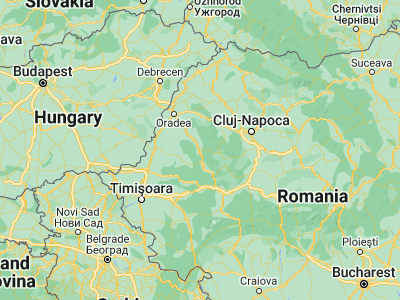 Map showing location of Câmpani (46.51667, 22.51667)