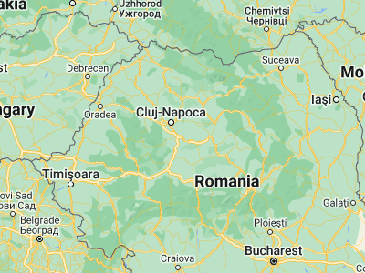 Map showing location of Câmpia Turzii (46.55, 23.88333)