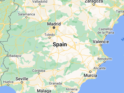 Map showing location of Campo de Criptana (39.40463, -3.12492)