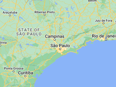 Map showing location of Campo Limpo Paulista (-23.20639, -46.78444)