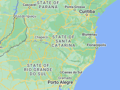 Map showing location of Campos Novos (-27.40167, -51.225)