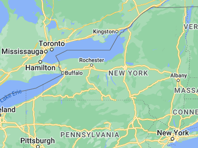 Map showing location of Canandaigua (42.87423, -77.28804)