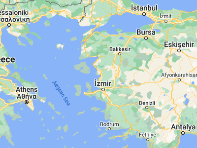Map showing location of Çandarlı (38.93503, 26.934)