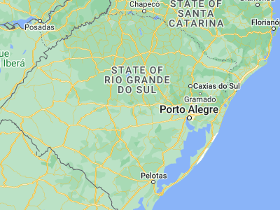 Map showing location of Candelária (-29.66917, -52.78889)