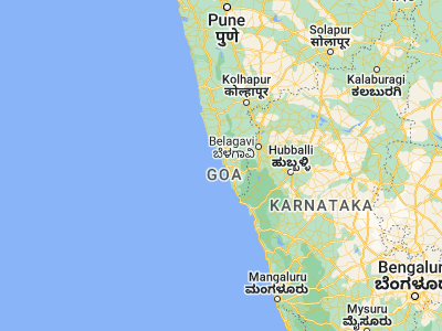 Map showing location of Candolim (15.51807, 73.76259)