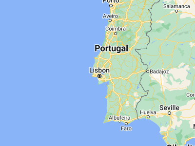 Map showing location of Caneças (38.81321, -9.22679)