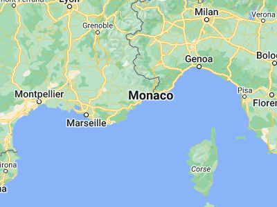 Map showing location of Cannes (43.55135, 7.01275)