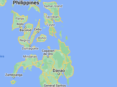 Map showing location of Cantapoy (9.49056, 125.43639)