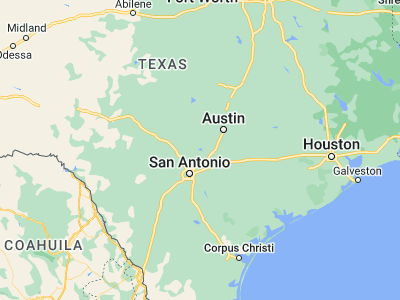 Map showing location of Canyon Lake (29.87522, -98.26251)