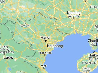 Map showing location of Cao Thượng (21.38748, 106.12704)