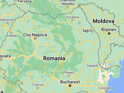 Map showing location of Căpâlniţa (46.36667, 25.51667)