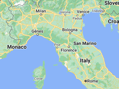 Map showing location of Capannori (43.87474, 10.5728)