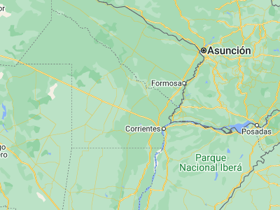 Map showing location of Capitán Solari (-26.80215, -59.56089)