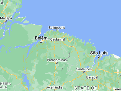 Map showing location of Capitão Poço (-1.74639, -47.05944)