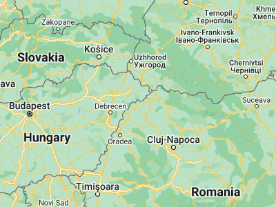 Map showing location of Căpleni (47.71667, 22.5)