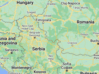 Map showing location of Cărbunari (44.83444, 21.74417)