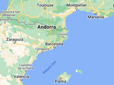 Map showing location of Cardedeu (41.63976, 2.35739)
