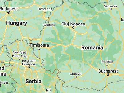 Map showing location of Cârjiţi (45.85, 22.83333)
