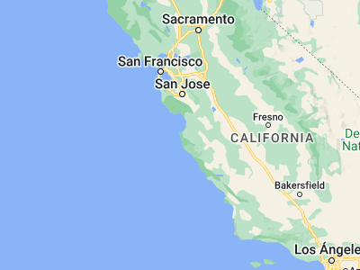 Map showing location of Carmel-by-the-Sea (36.55524, -121.92329)
