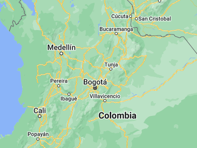Map showing location of Carmen de Carupa (5.34862, -73.90168)