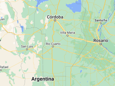 Map showing location of Carnerillo (-32.9137, -64.02175)