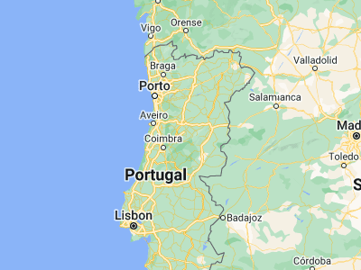 Map showing location of Carregal do Sal (40.43333, -8)
