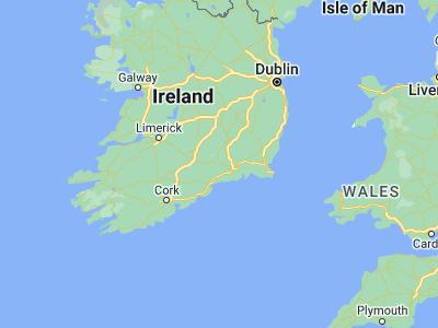 Map showing location of Carrick-on-Suir (52.34917, -7.41306)