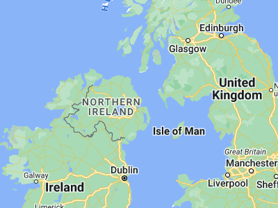 Map showing location of Carrickfergus (54.7158, -5.8058)