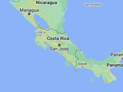 Map showing location of Cartago (9.86667, -83.91667)