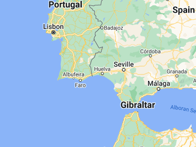 Map showing location of Cartaya (37.28114, -7.15071)