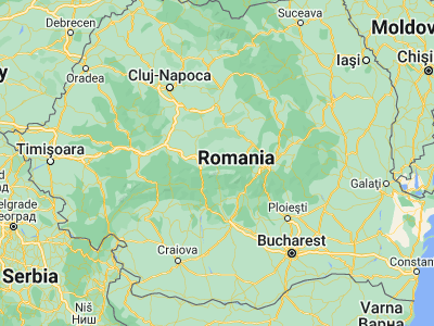 Map showing location of Cârţişoara (45.71667, 24.58333)