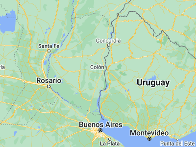 Map showing location of Caseros (-32.46325, -58.47872)