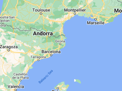Map showing location of Cassà de la Selva (41.88784, 2.87524)
