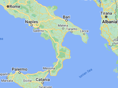 Map showing location of Cassano allo Ionio (39.783, 16.31819)
