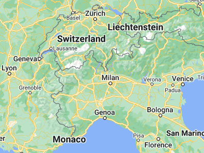 Map showing location of Cassano Magnago (45.66972, 8.81996)