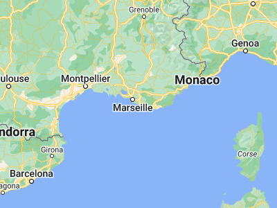 Map showing location of Cassis (43.21241, 5.5451)