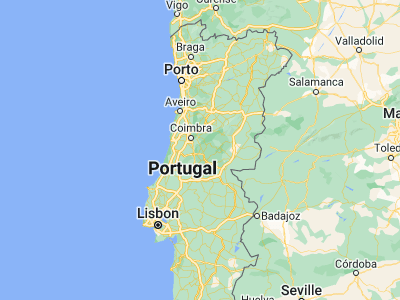 Map showing location of Castanheira de Pêra (40.00717, -8.21048)